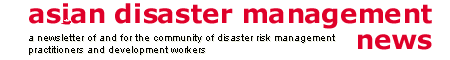 Asian Disaster Management News banner