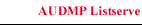 AUDMP Listserve