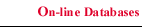 On-line Databases