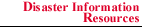 Disaster Information Resources