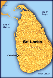 Sri Lanka map